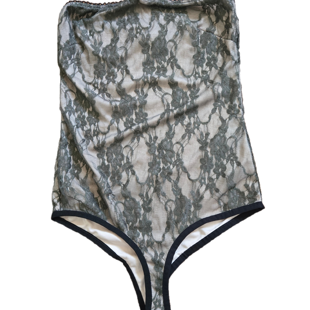 Marciano Lace Bodysuit in Black